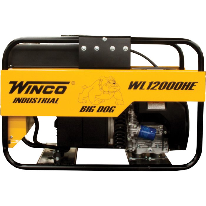 Winco Generators WL12000HE-03/D 60A Industrial Portable Generators 12000/10800 Watt 120 Volt GX630cc Honda 24012-18